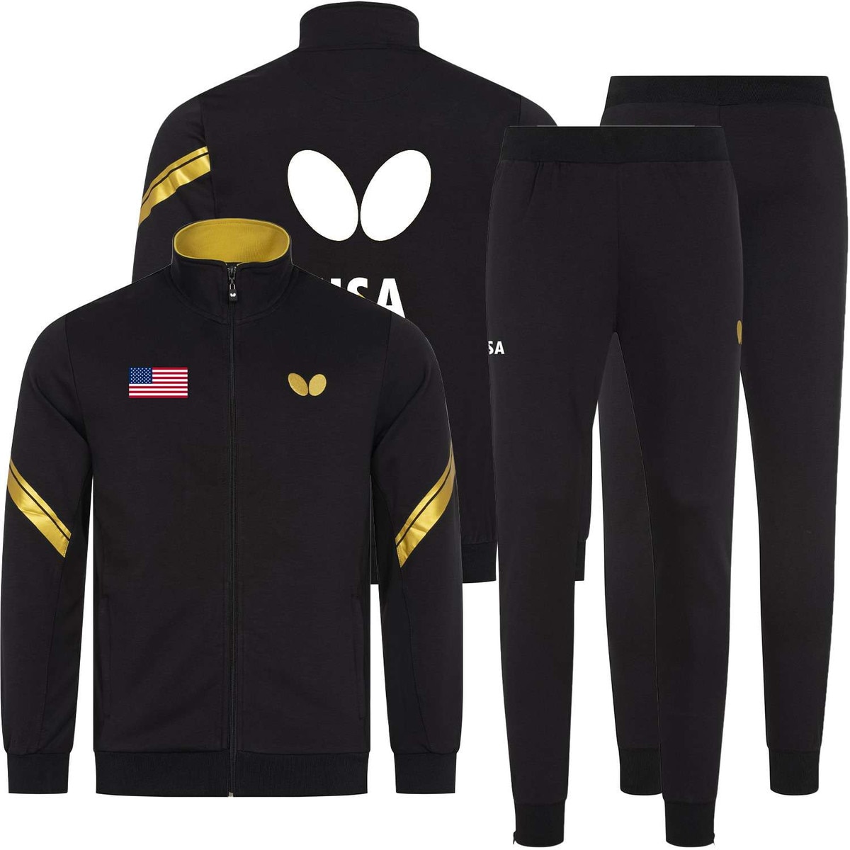 Butterfly USA Team 25 Tracksuit - Jacket & Pants | Front/Back